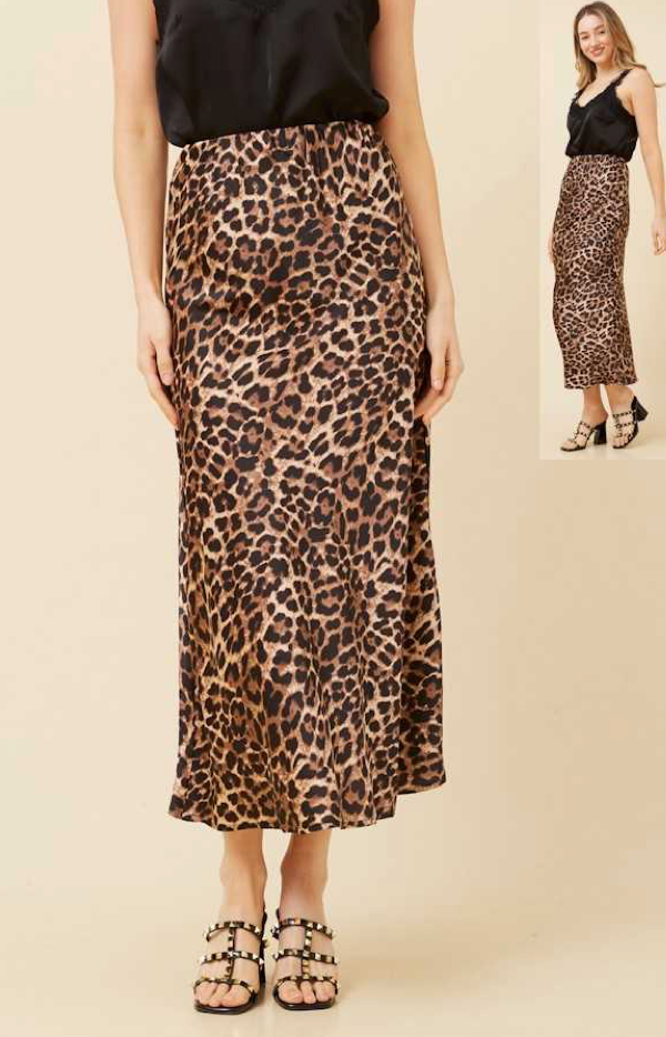 Animal Print Skirt