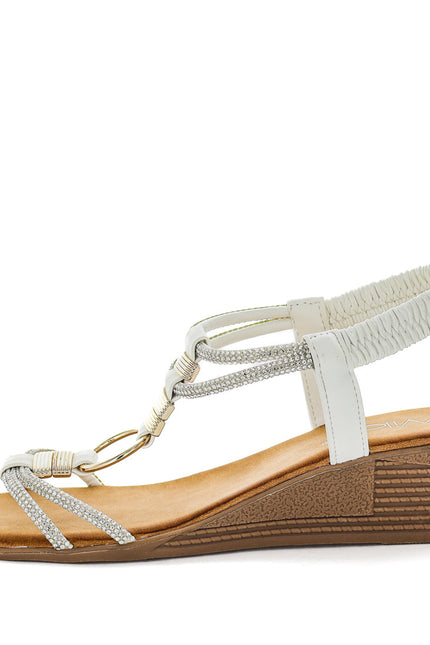 Wilde Selda Womens Sandals - White
