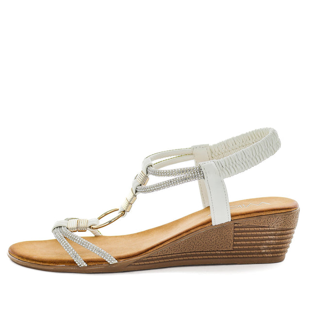 Wilde Selda Womens Sandals - White