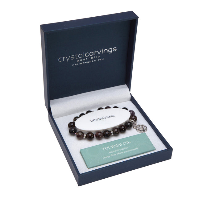 Tourmaline Bracelet Bead Silver