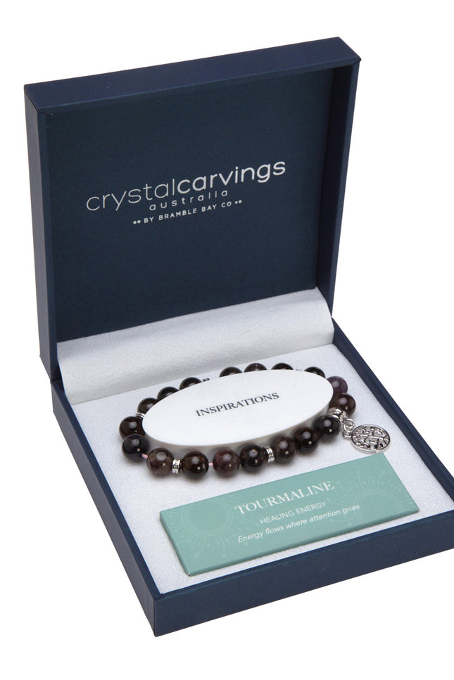 Tourmaline Bracelet Bead Silver
