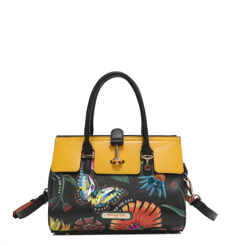 Nicole Lee | Butterfly Flower Handbag