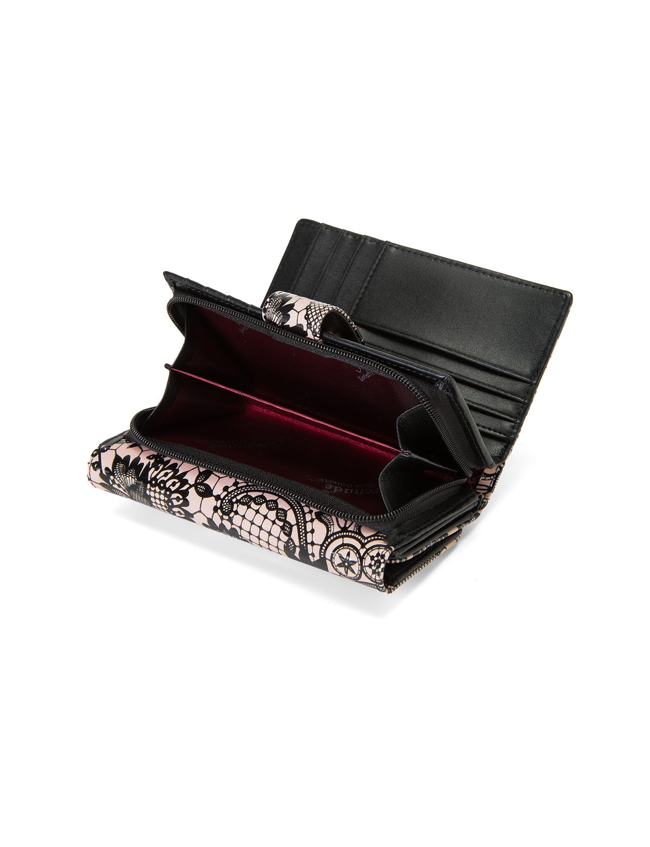 CORSETTE MEDIUM PATENT LEATHER WALLET WITH RFID-WSF3202