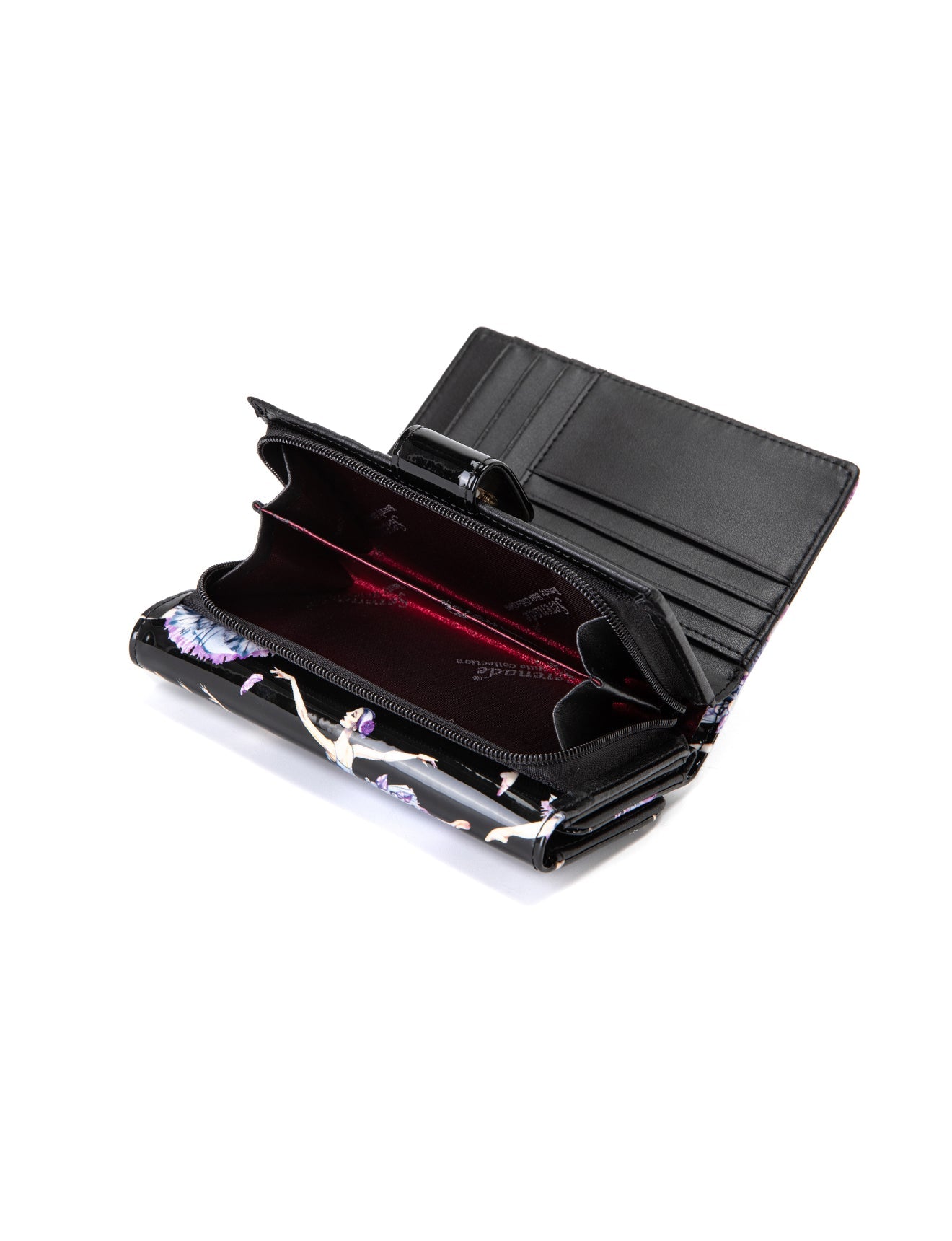 BALLERINA MEDIUM PATENT LEATHER WALLET WITH RFID- WSF4802