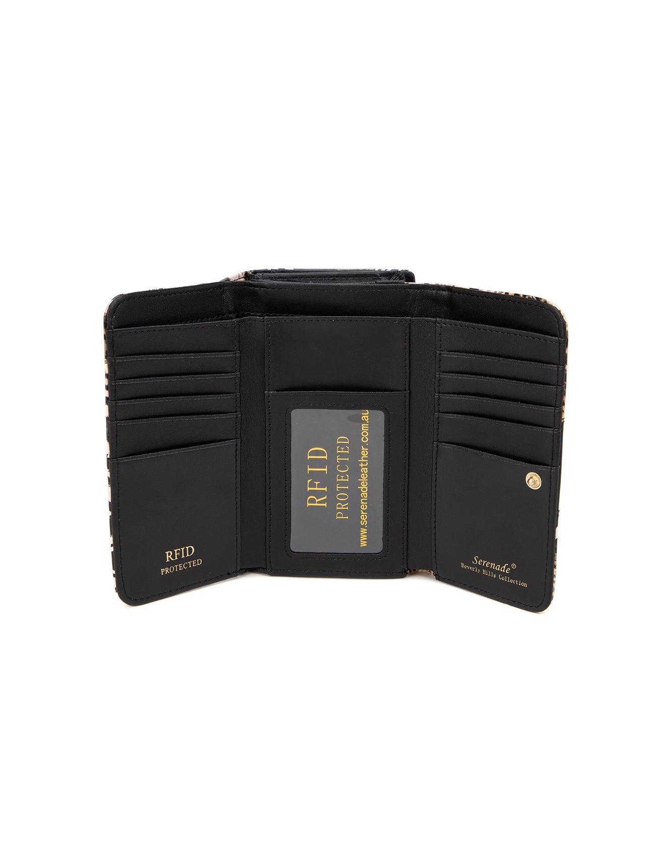 NALA MEDIUM PATENT LEATHER WALLET WITH RFID- WSF502