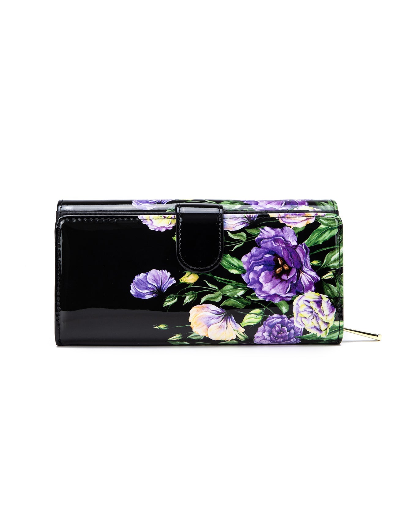 DIZZY LIZZY LARGE  PATENT LEATHER WALLET WITH RFID- WSF5101- NEW IN