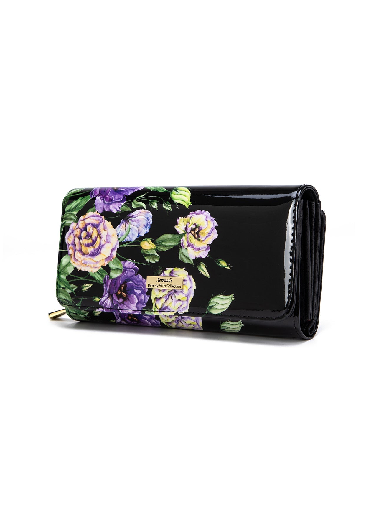 DIZZY LIZZY LARGE  PATENT LEATHER WALLET WITH RFID- WSF5101- NEW IN