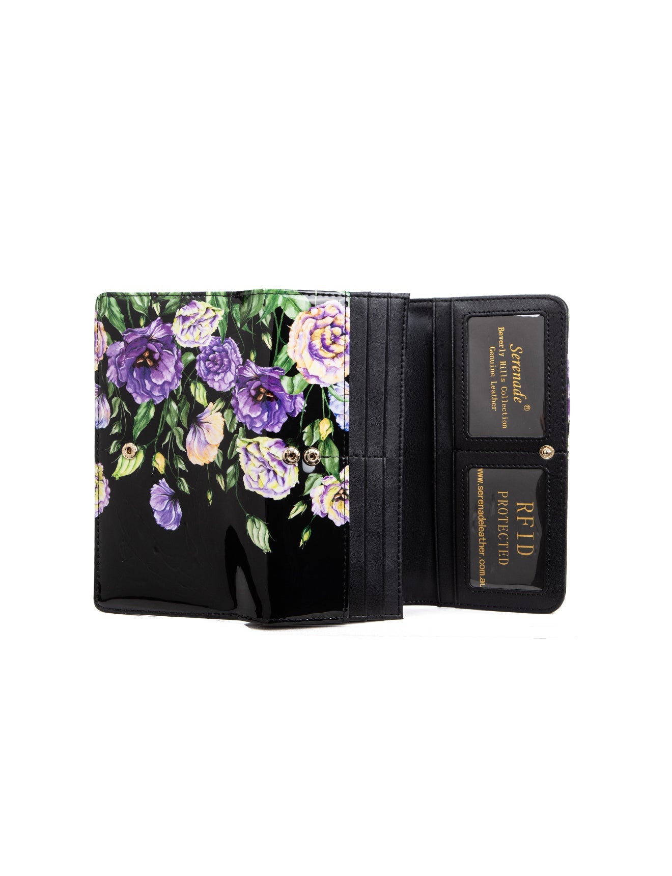 DIZZY LIZZY LARGE  PATENT LEATHER WALLET WITH RFID- WSF5101- NEW IN