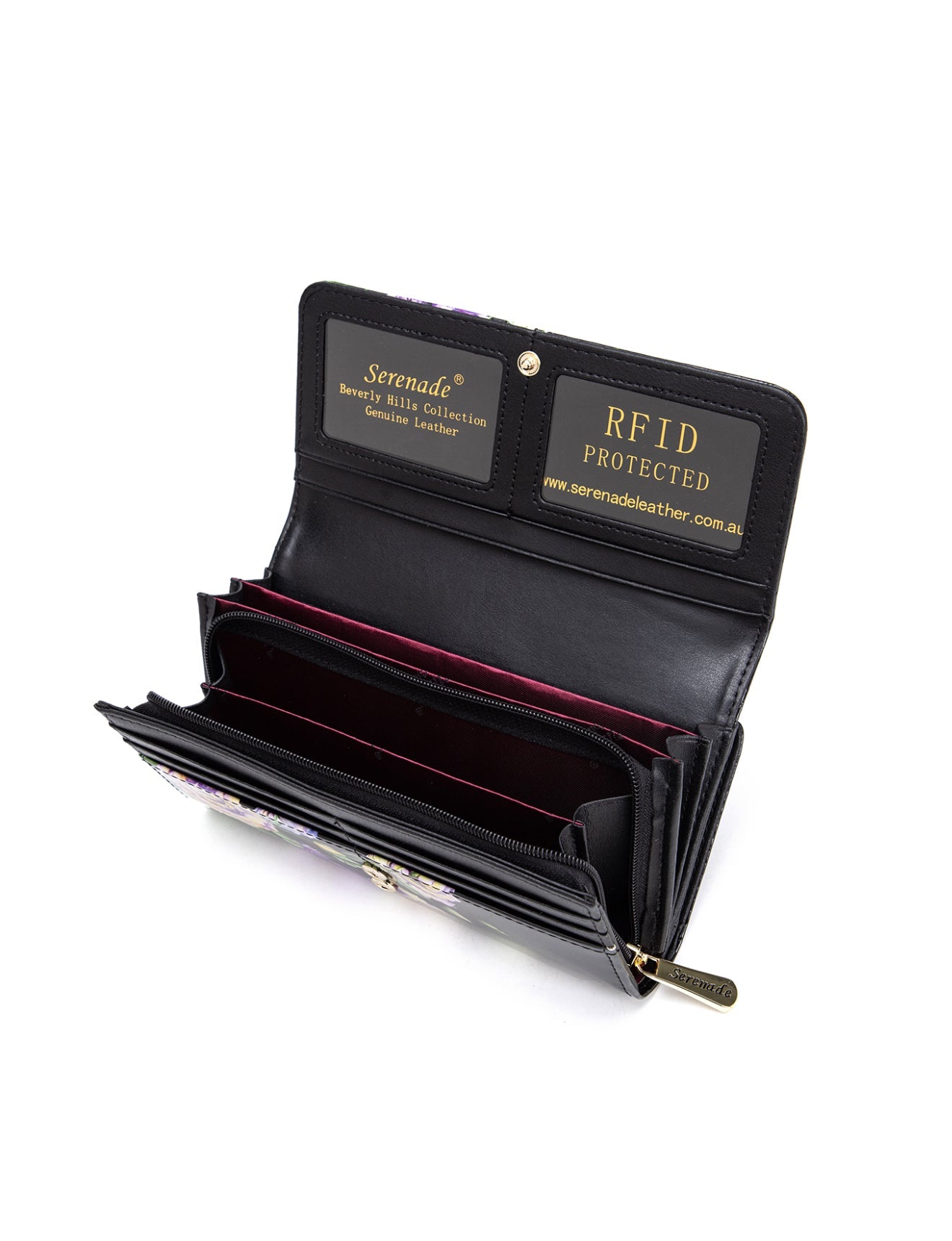 DIZZY LIZZY LARGE  PATENT LEATHER WALLET WITH RFID- WSF5101- NEW IN