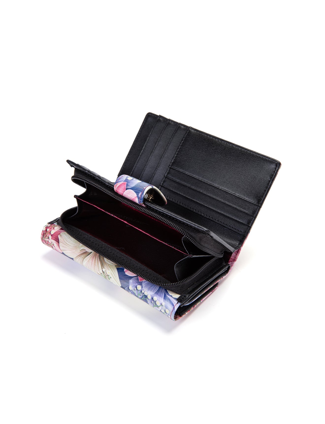 ANGELIQUE MED LEATHER RFID WALLET-WSN5702*
