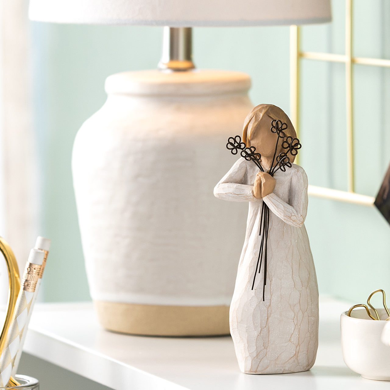 Friendship sculpted figure by Susan Lordi | Willow Tree