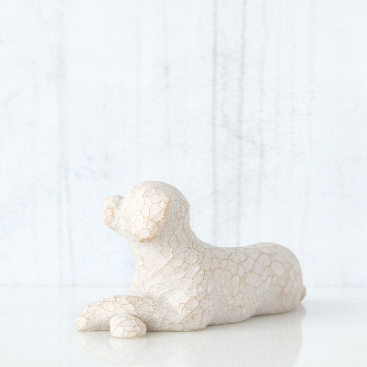 Love my Dog (white) sculpted figure by Susan Lordi | Willow Tree