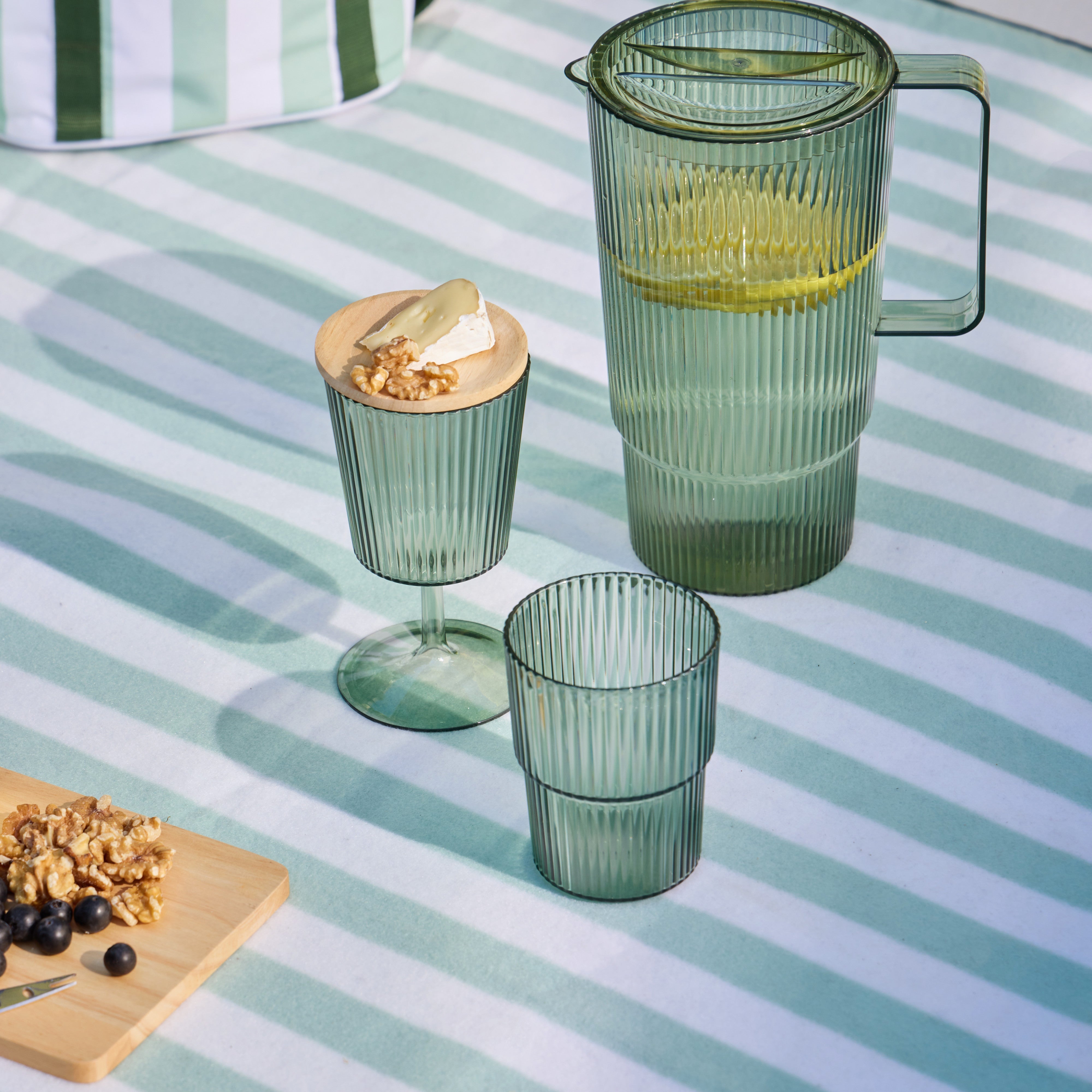 Davis & Waddell Saltara RPET Tumblers 400ml 4pcs Set Green