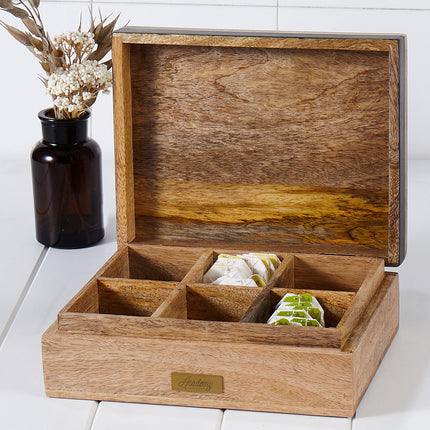 Academy James Tea Box Natural & Black