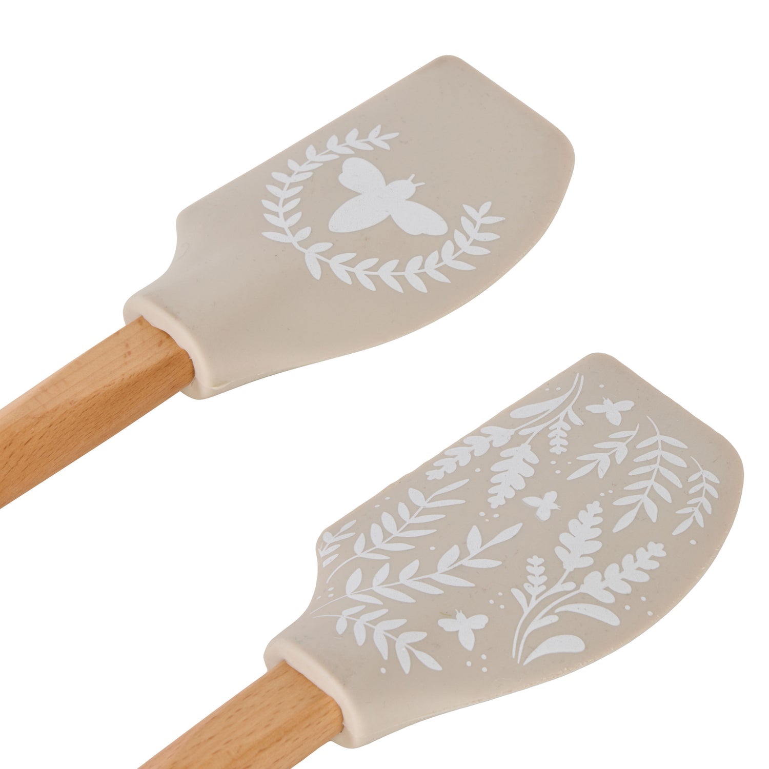 Davis & Waddell Wildflower & Hive Beechwood Spatula Natural