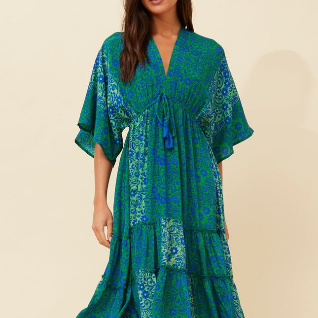 CHANDI BOHO MIDI DRESS
