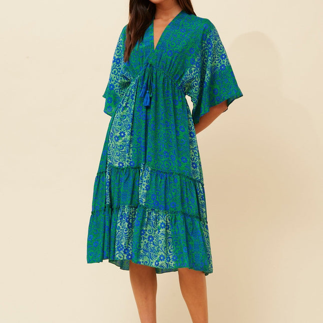 CHANDI BOHO MIDI DRESS