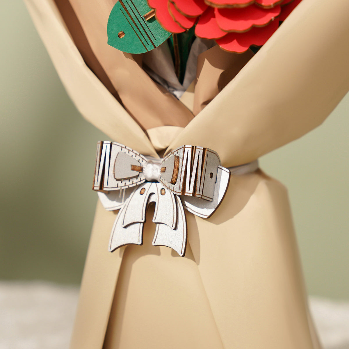 [Community Only]Rowood DIY Wooden Flower Bouquet 3D Wooden Puzzle TW01H