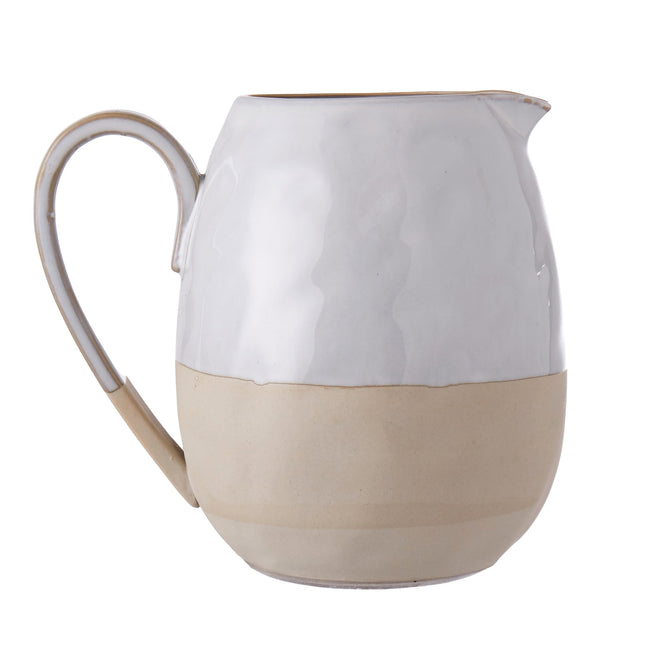 Davis & Waddell Stoneware Pitcher 1300ml White