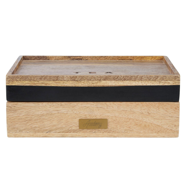 Academy James Tea Box Natural & Black