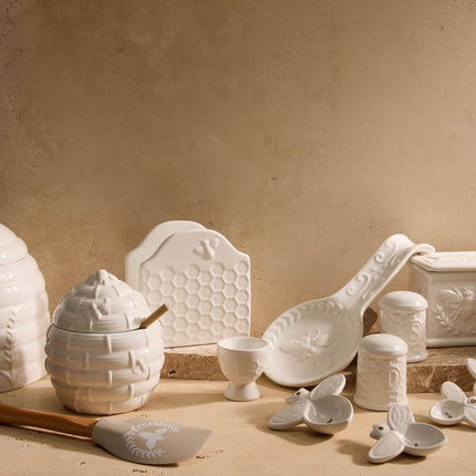 Davis & Waddell Wildflower & Hive Storage Jar White