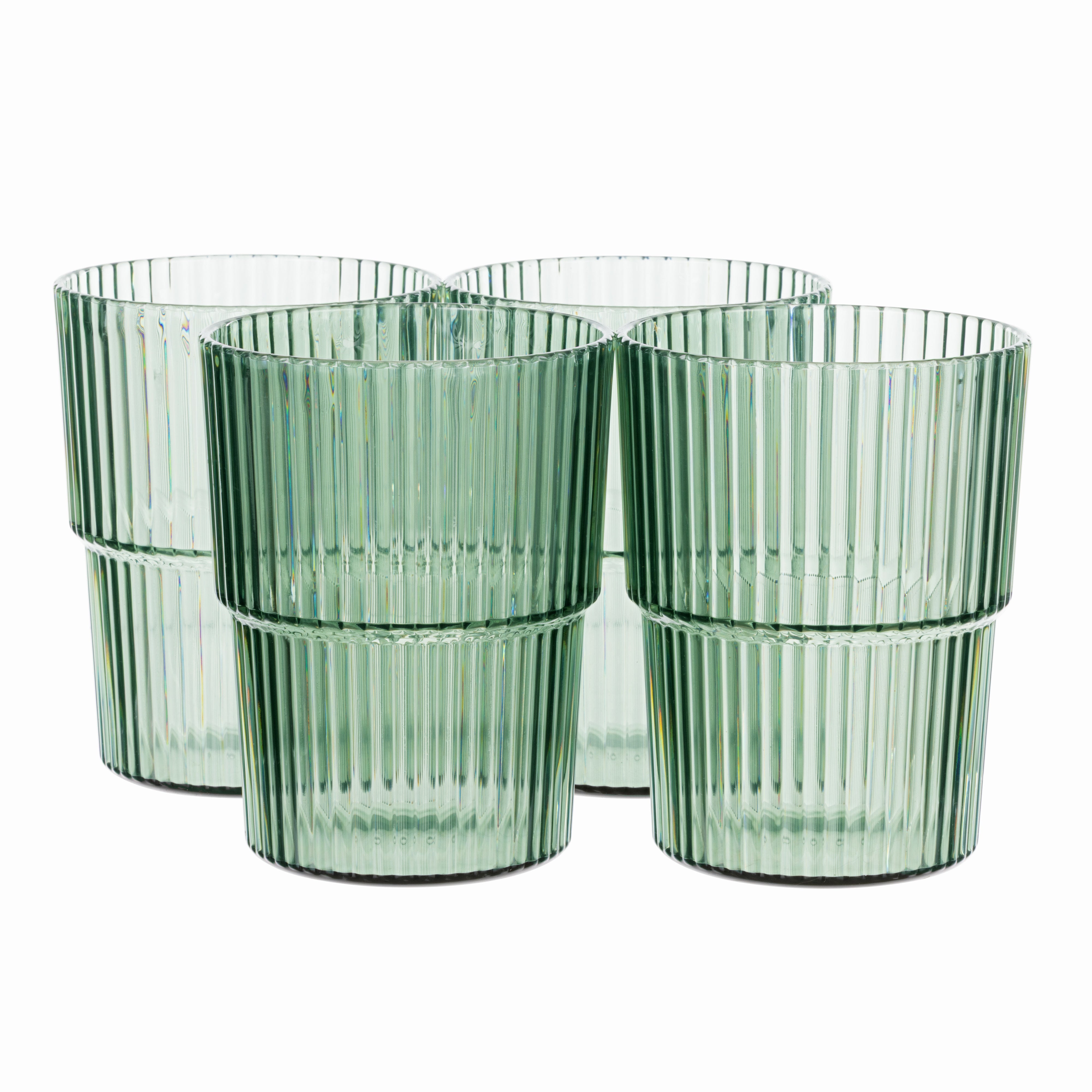 Davis & Waddell Saltara RPET Tumblers 400ml 4pcs Set Green