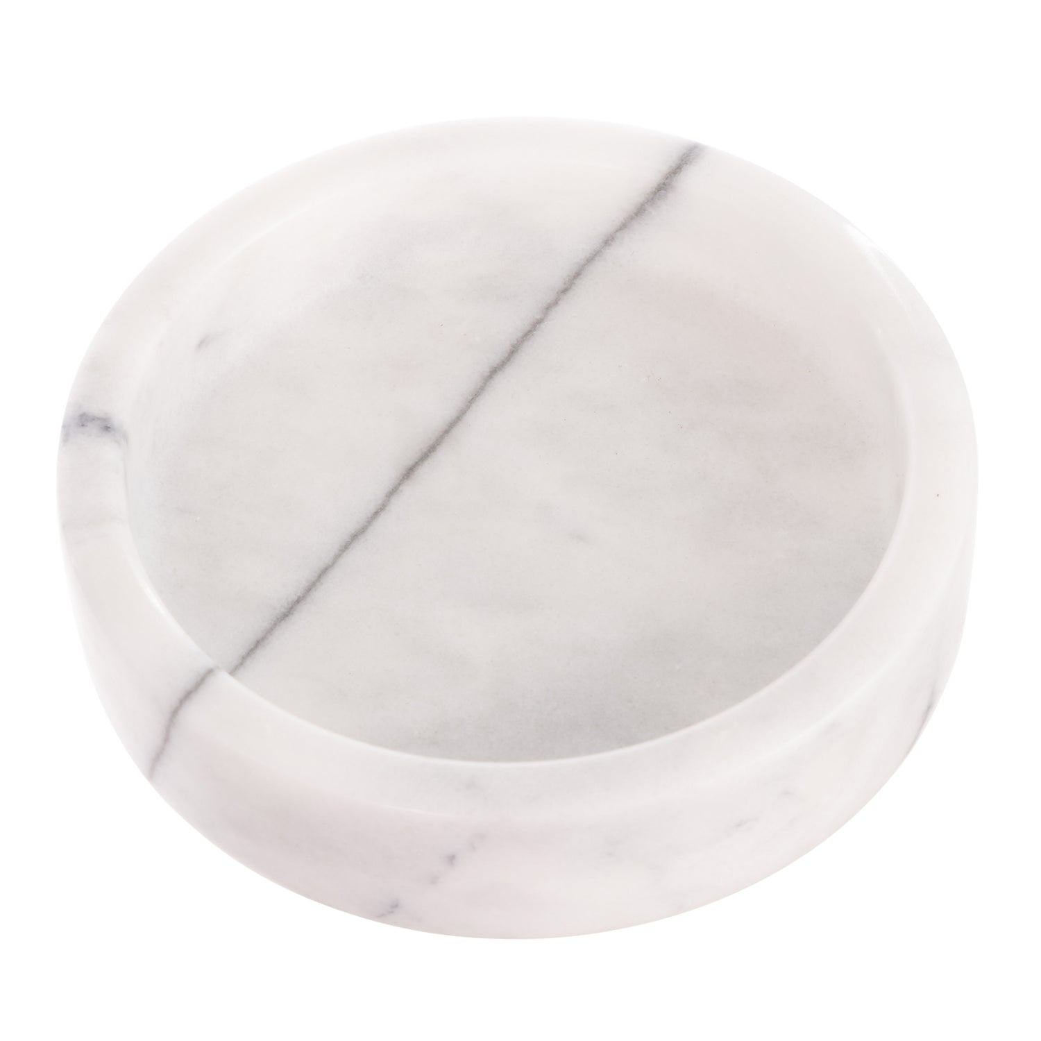 Davis & Waddell Nuvolo Marble Wine Bottle Coaster White Grey