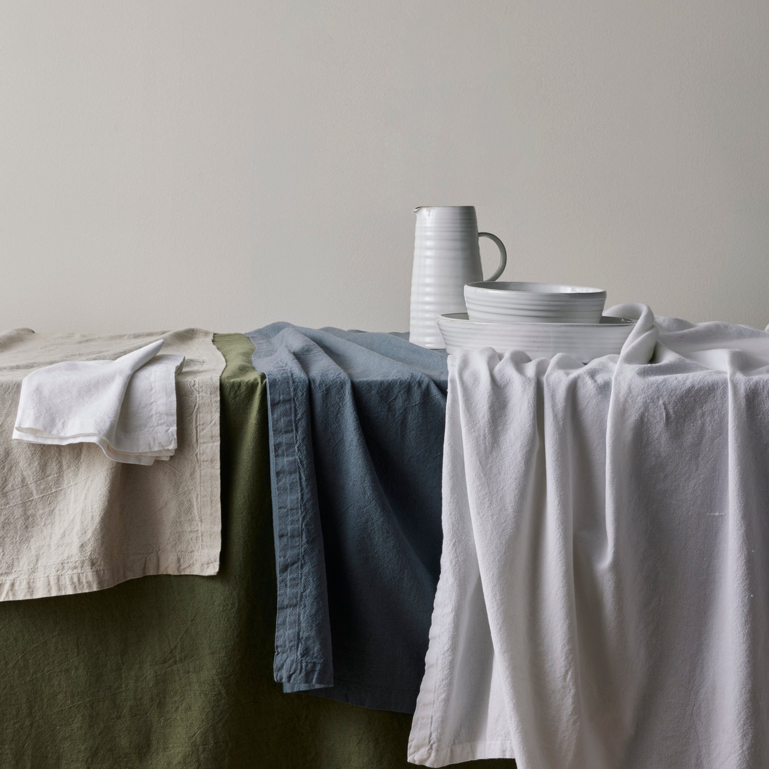 Amalfi Sorrento Liveable Linen Napkins 4pcs Set Taupe