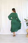 Salty Bright Maxi Dress- Emerald