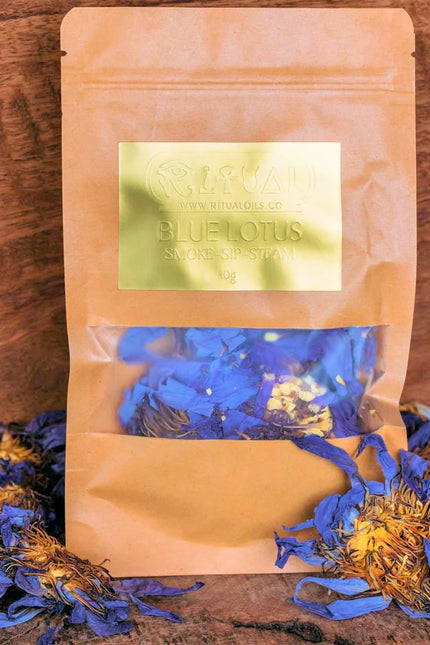 Blue Lotus Flowers- 1 pack