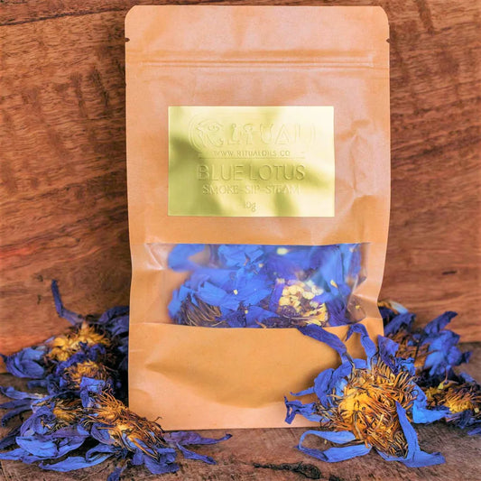Blue Lotus Flowers- 1 pack