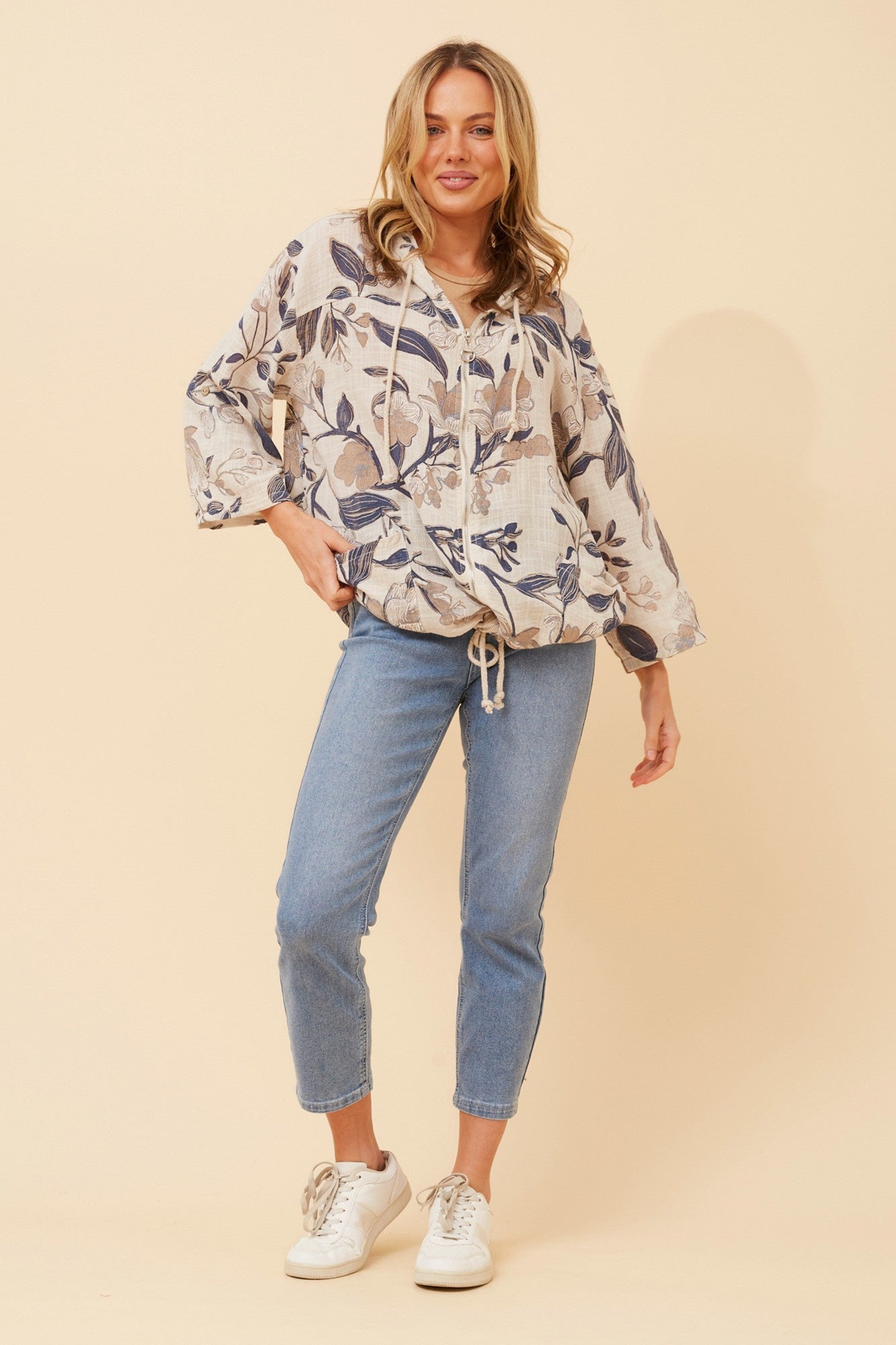 Fiorina Floral Print Jacket