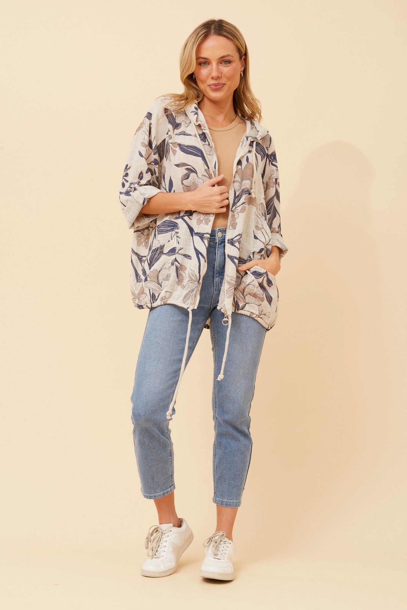 Fiorina Floral Print Jacket