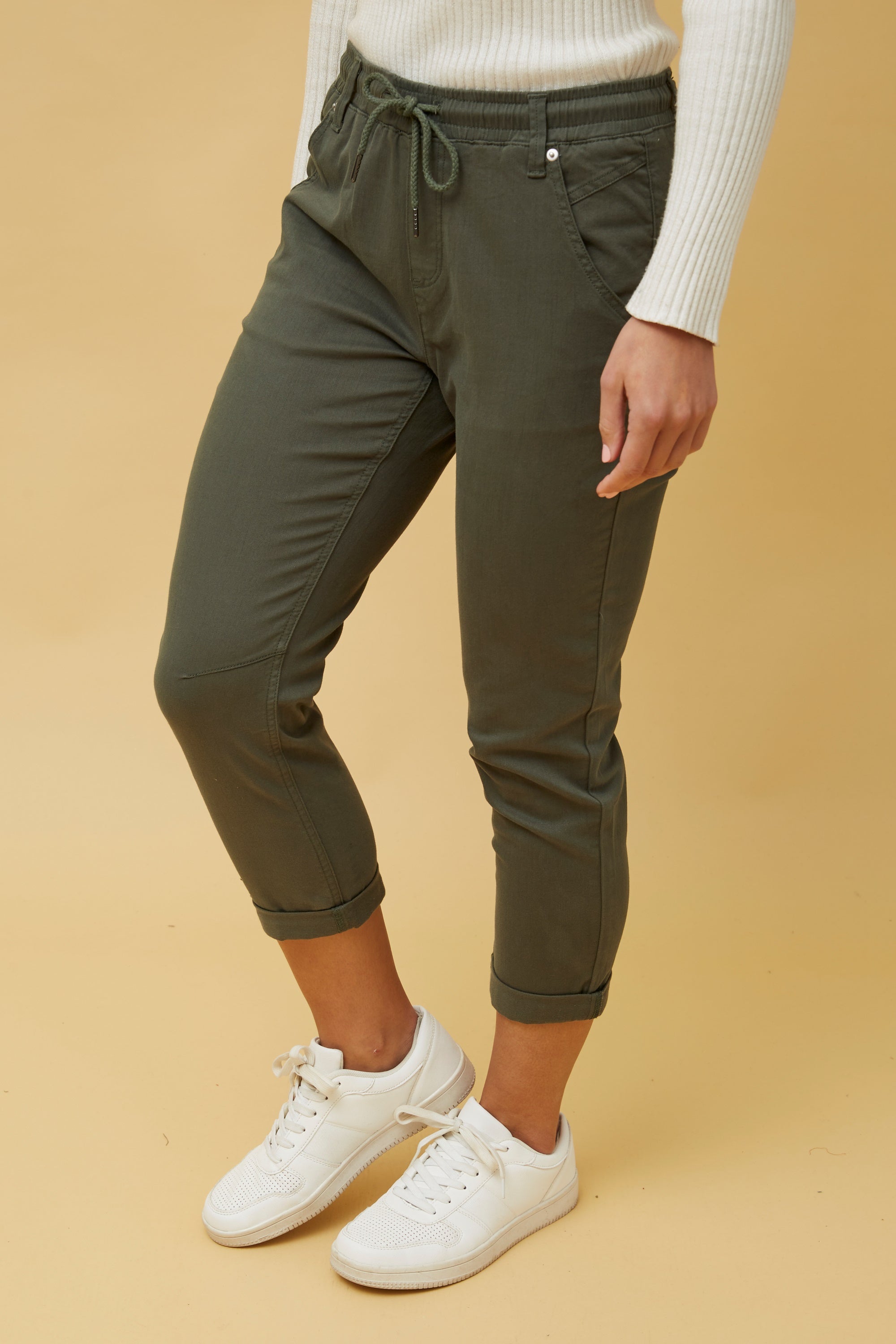 Jania Jogger Pants | Khaki