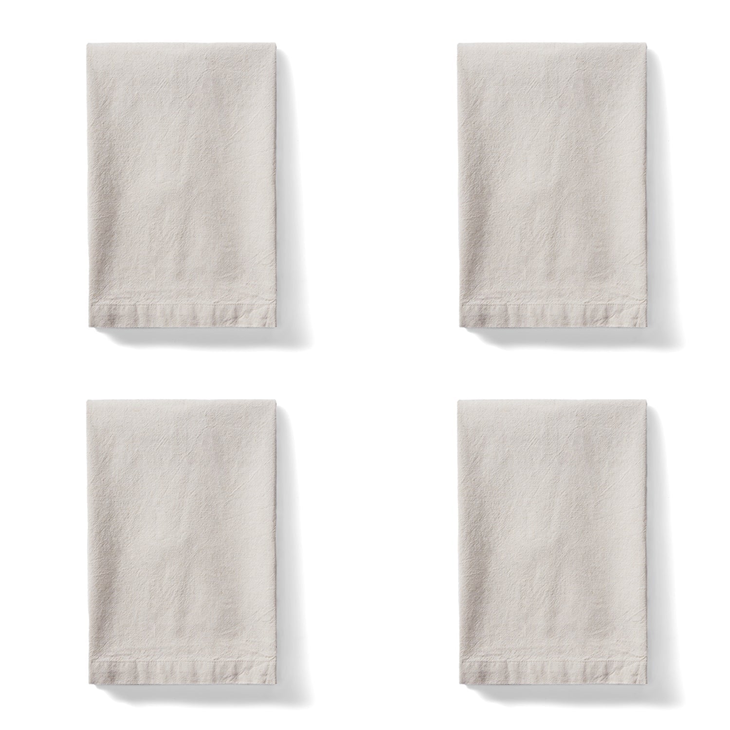 Amalfi Sorrento Liveable Linen Napkins 4pcs Set Taupe