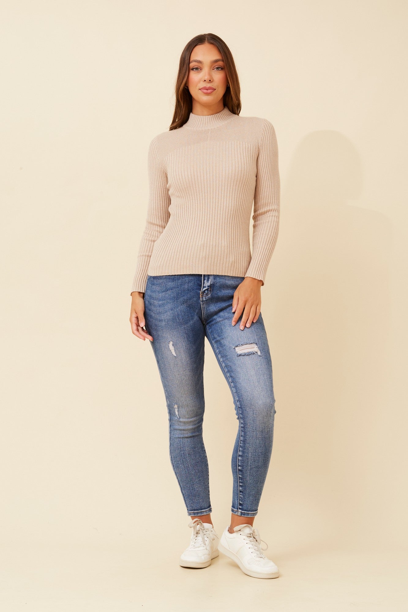 JUNE SOLID KNIT JUMPER