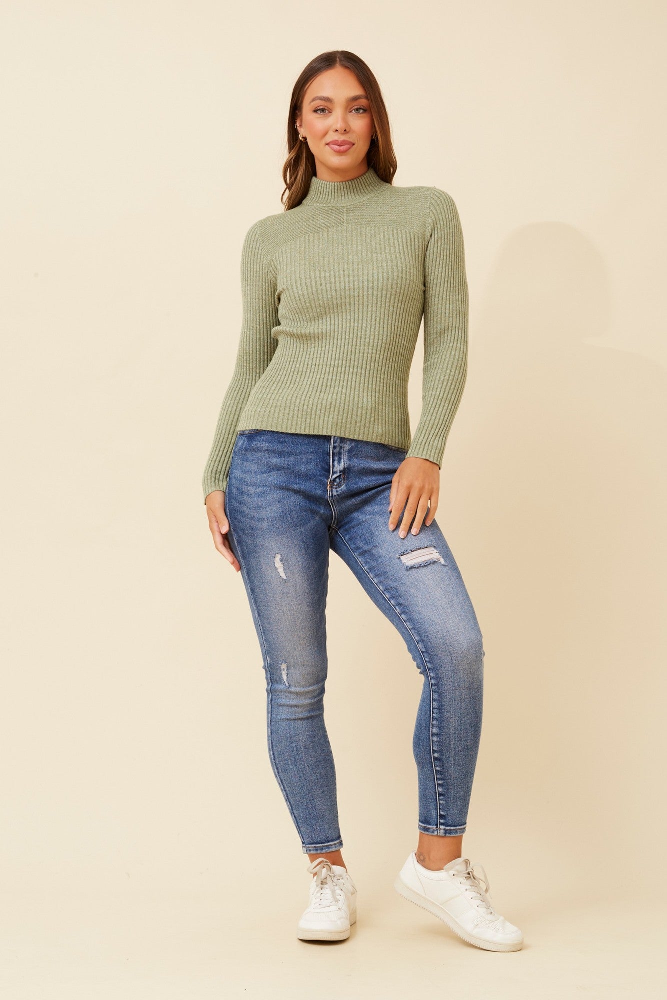 JUNE SOLID KNIT JUMPER