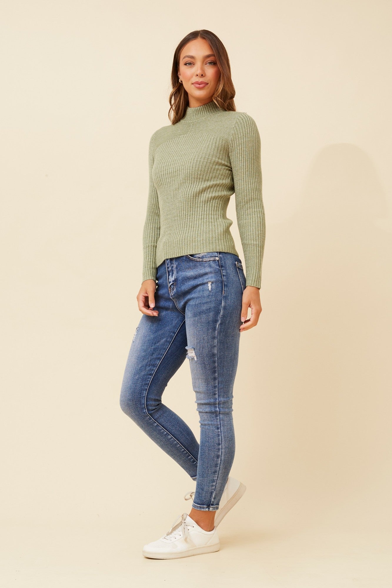 JUNE SOLID KNIT JUMPER