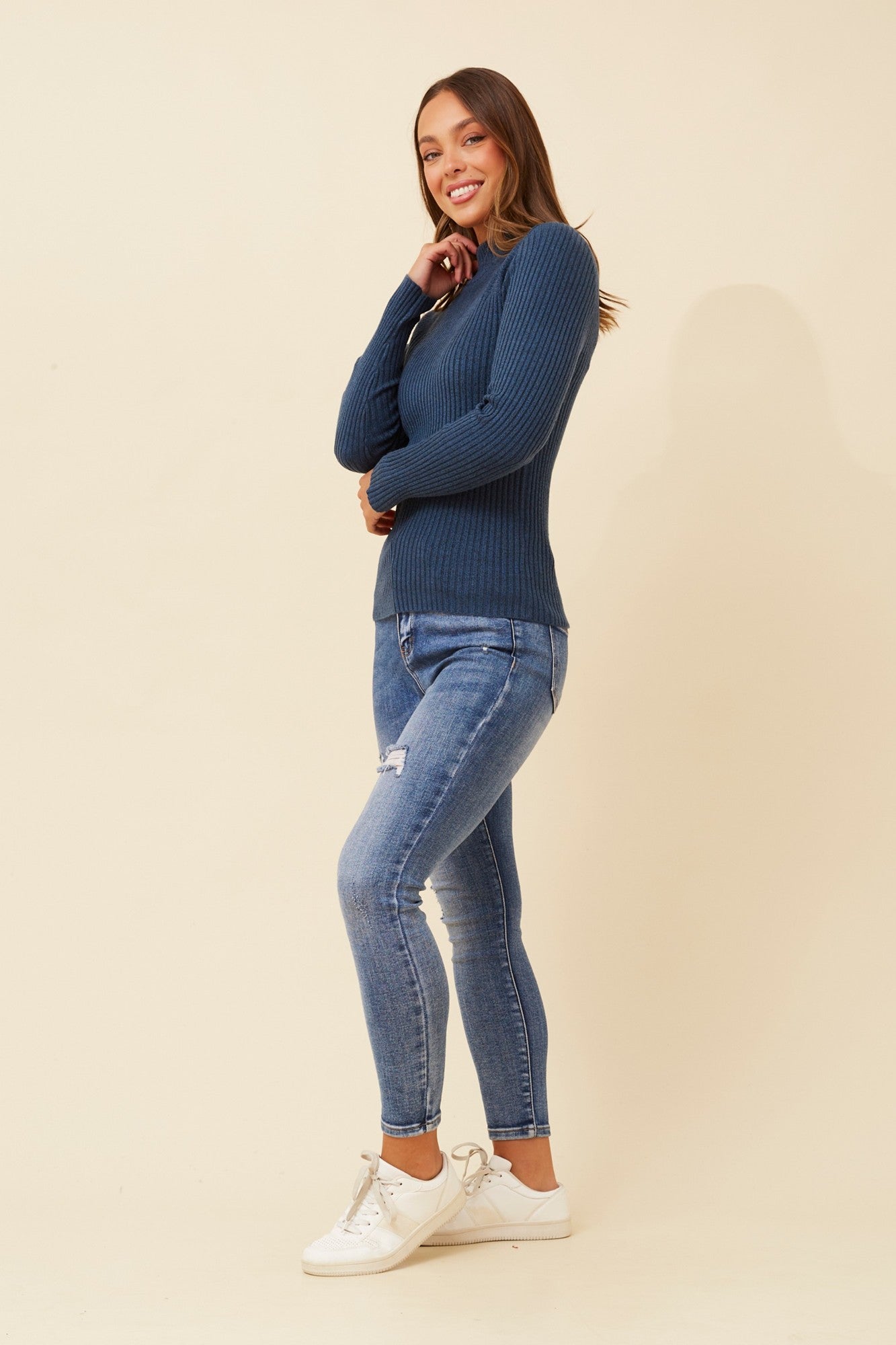 JUNE SOLID KNIT JUMPER