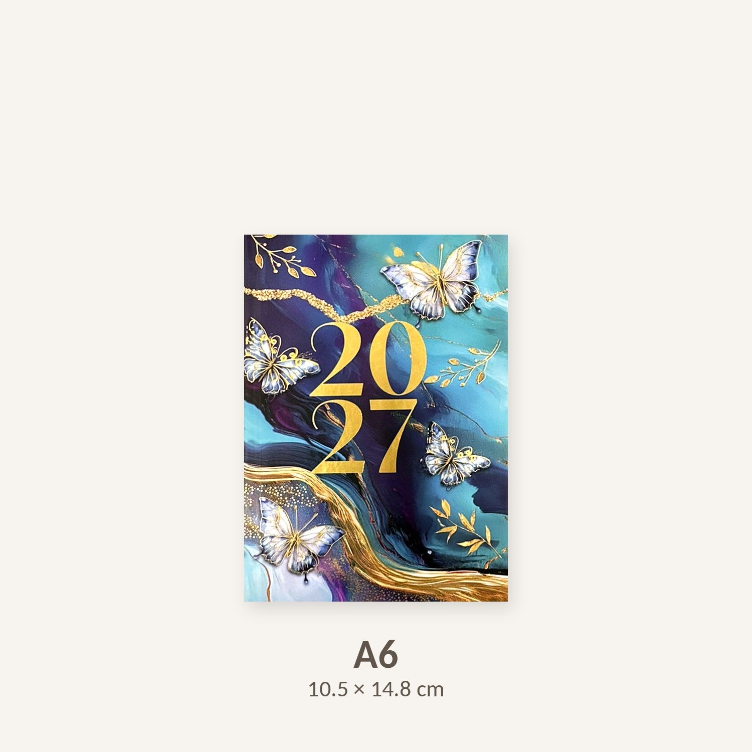 Lisa Pollock 2027 Diary A6 - Butterfly