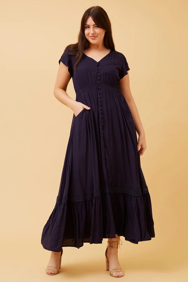 Millie Maxi Dress Navy