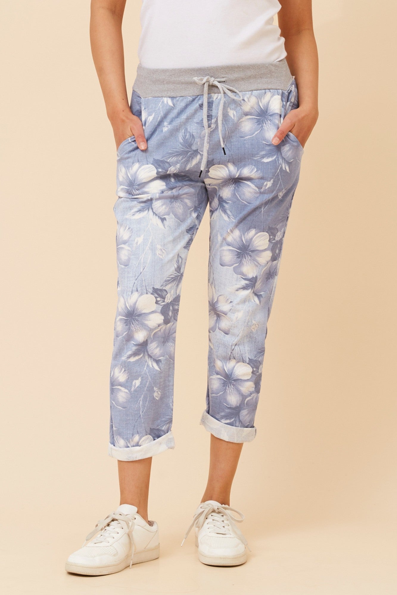 GINNA FLORAL JOGGER PANTS