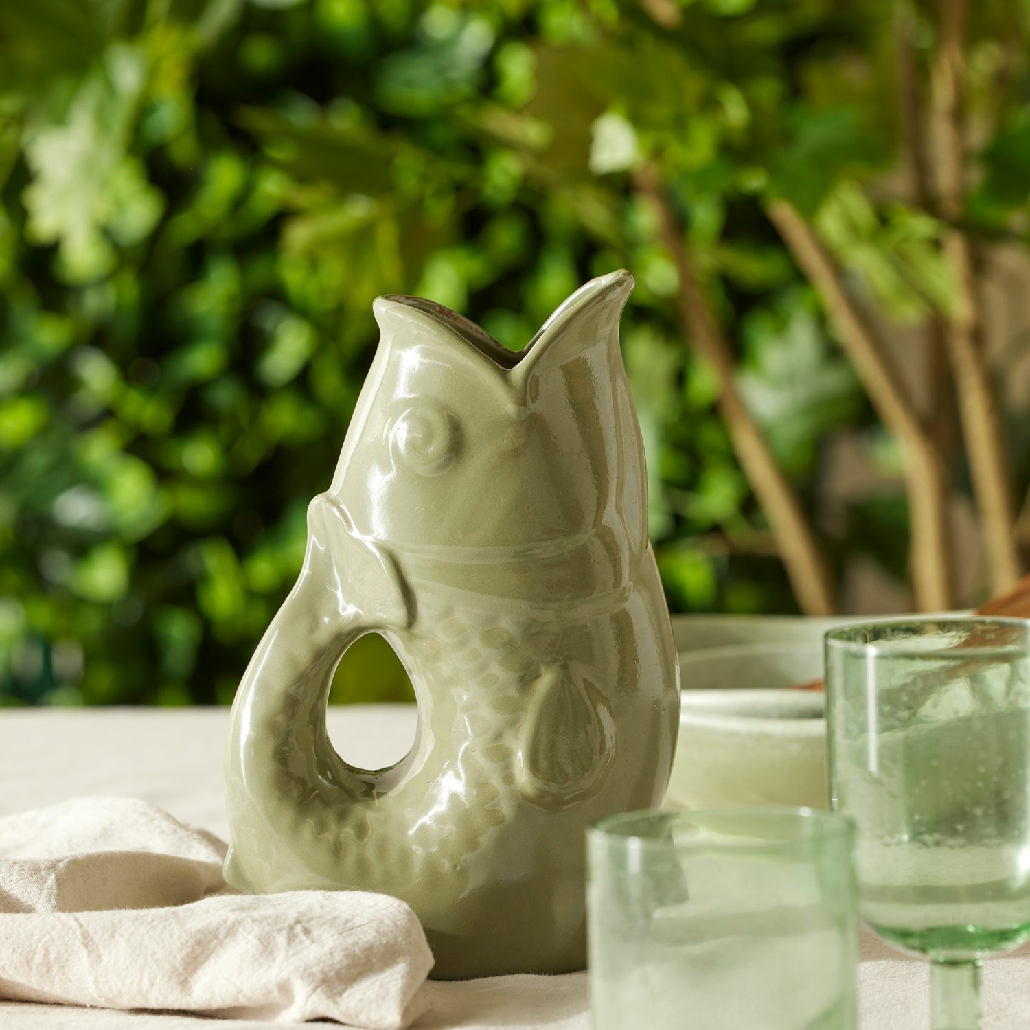 Emporium Poisson Vase Green