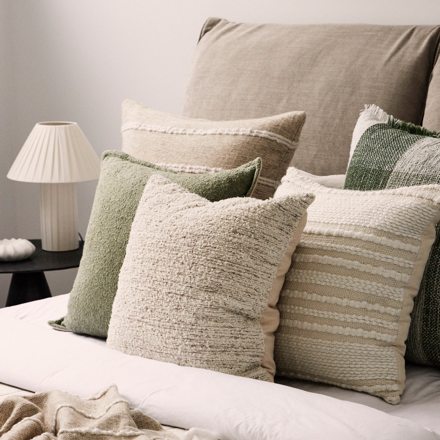 Amalfi Kelly Cushion Ivory