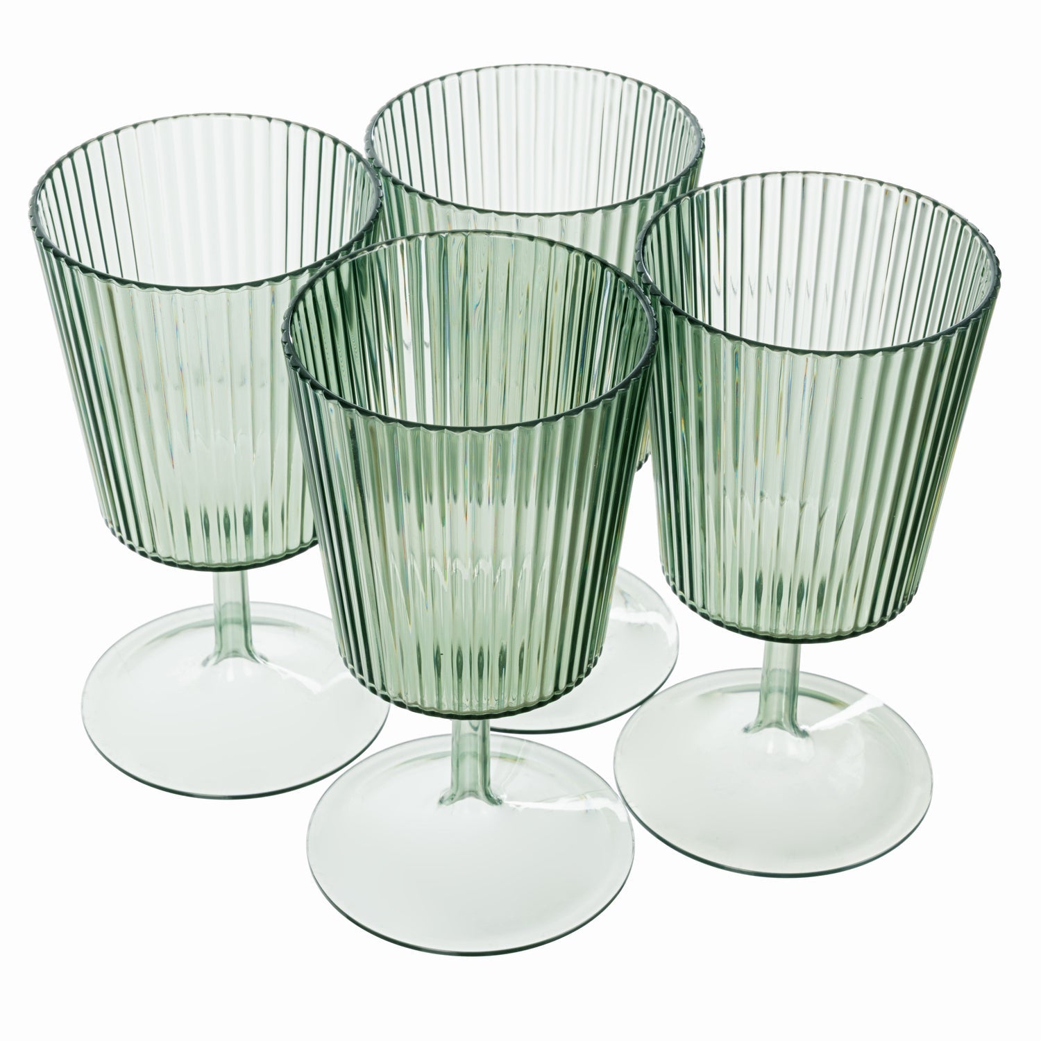 Davis & Waddell Saltara RPET Wine Glasses 300ml 4pcs Set Green