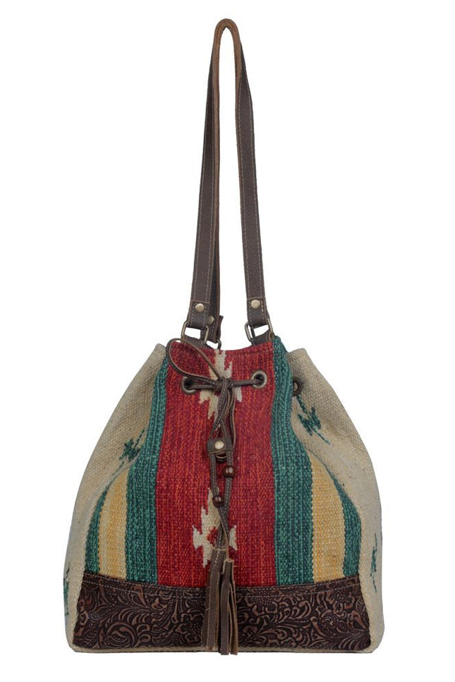 Radiant Red Bucket Bag