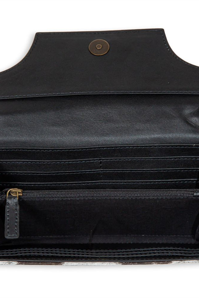 Bloomin’ Steer Hand-tooled Wallet