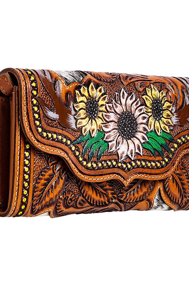 Petalsburg Hand-tooled Wallet