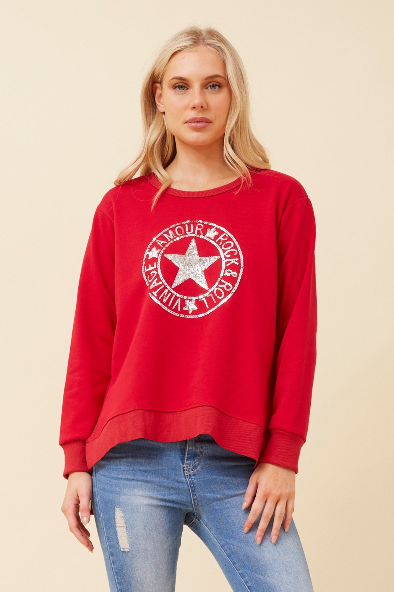 HUDSON STAR PRINT JUMPER