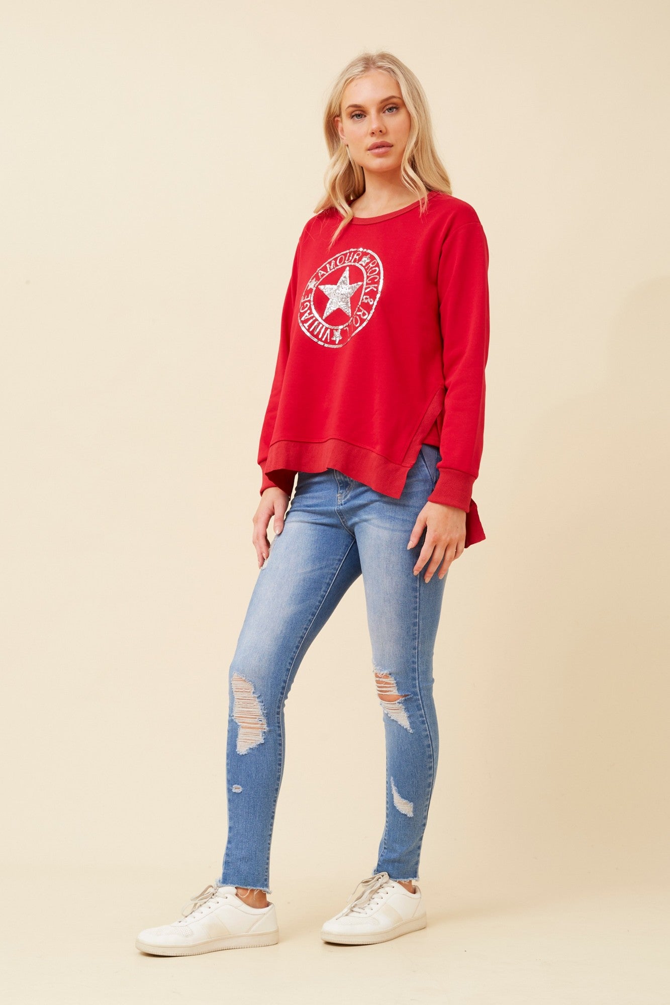 HUDSON STAR PRINT JUMPER